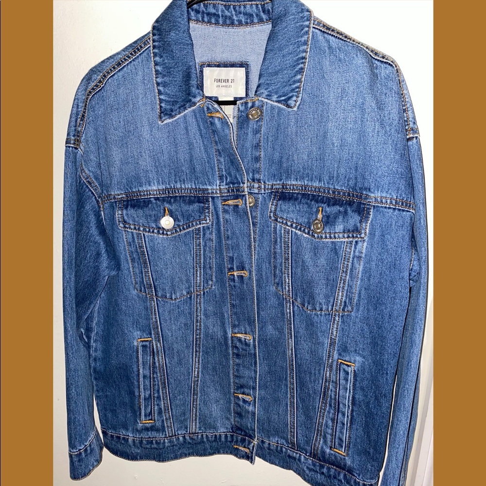 Oversized Denim Jean Jacket